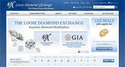 Desktop Screenshot of loosediamondexchange.com